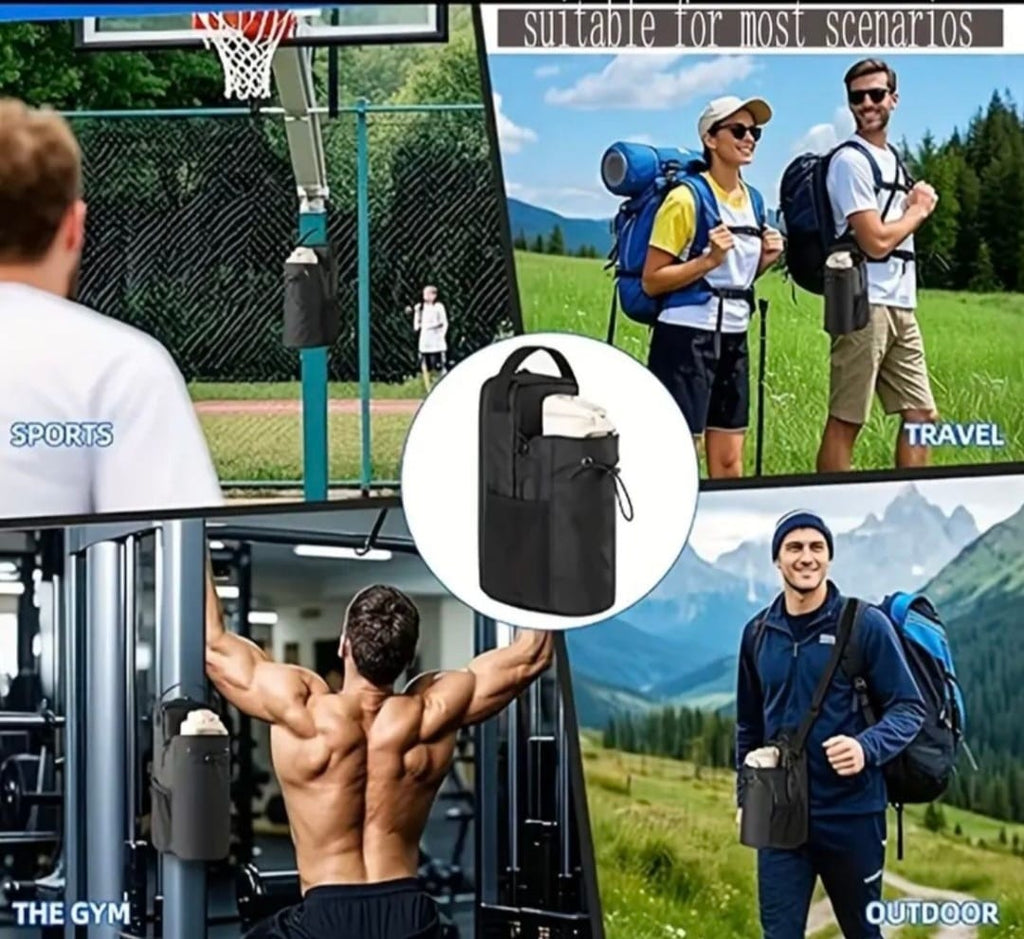 magnectic water bottle gym bag